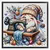 Sewing Gnome-11CT Stamped Cross Stitch 45*45cm/17.72*17.72in tapestrymarket