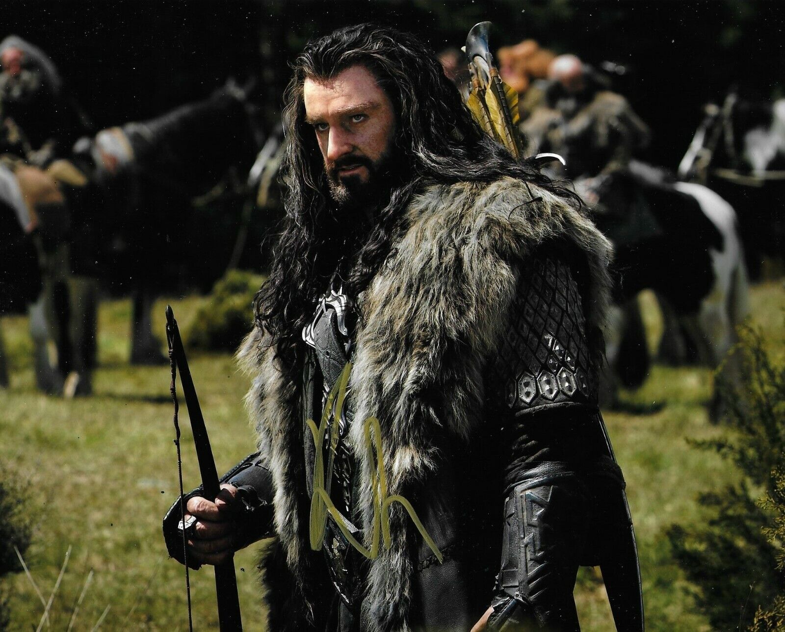 Richard Armitage Signed The Hobbit 10x8 Photo Poster painting AFTAL