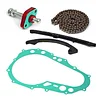 Cam Timing Chain Guides Tensioner and Cover Gasket Fit for Suzuki LTZ400 2003-2008 Replace 12771-29F00 12811-07G00