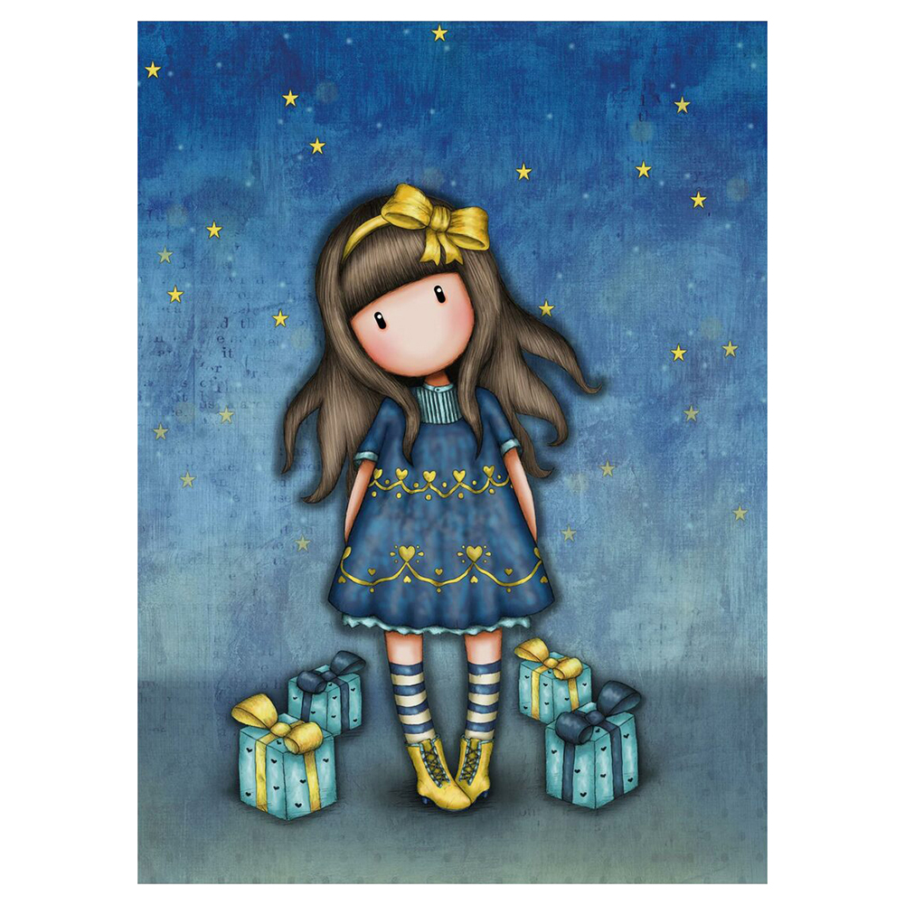 

Goliath Doll - 11CT Stamped Cross Stitch - 30*40CM, 501 Original