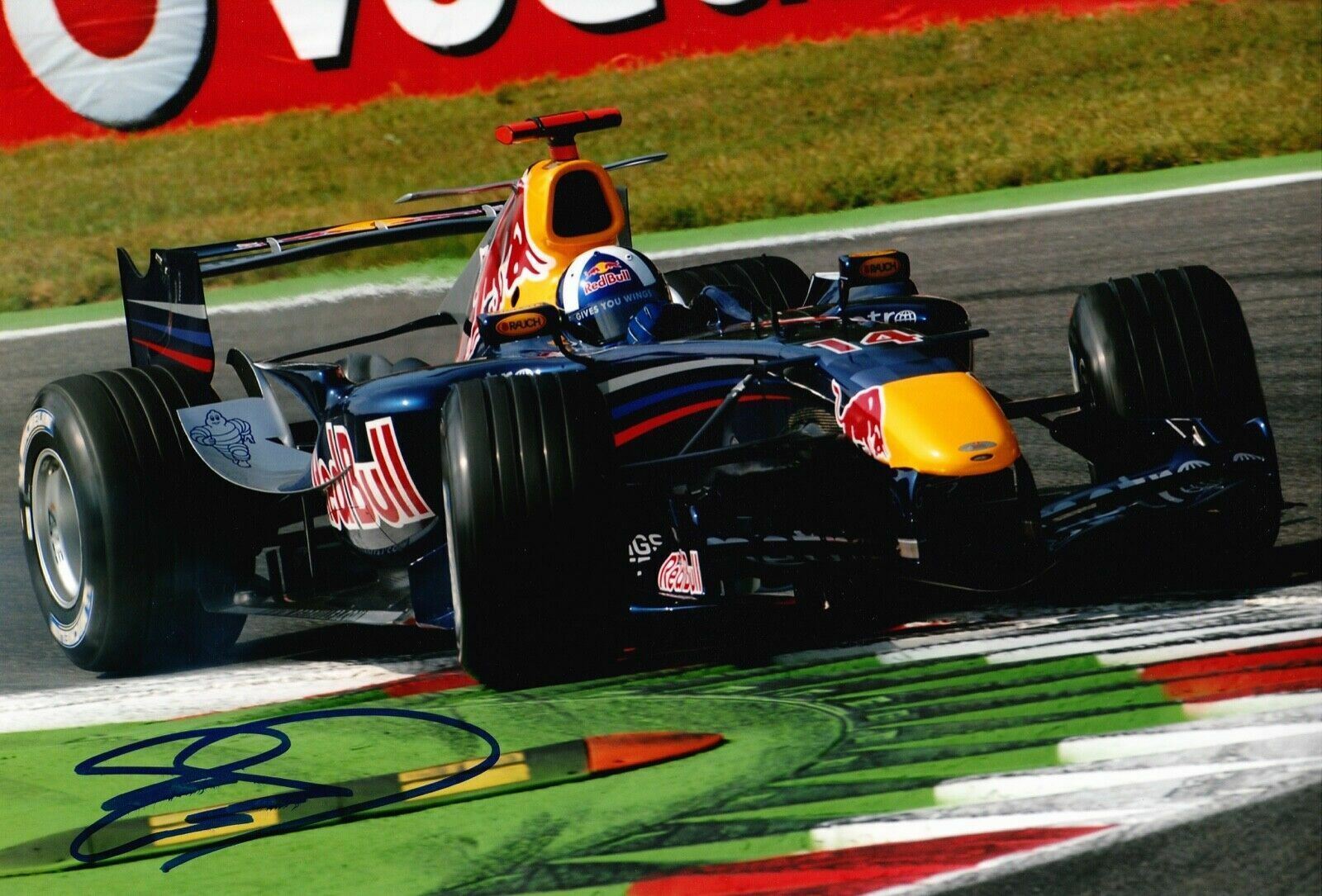 David Coulthard Signed 12X8 Photo Poster painting Redbull Formula ONE AFTAL COA (D)