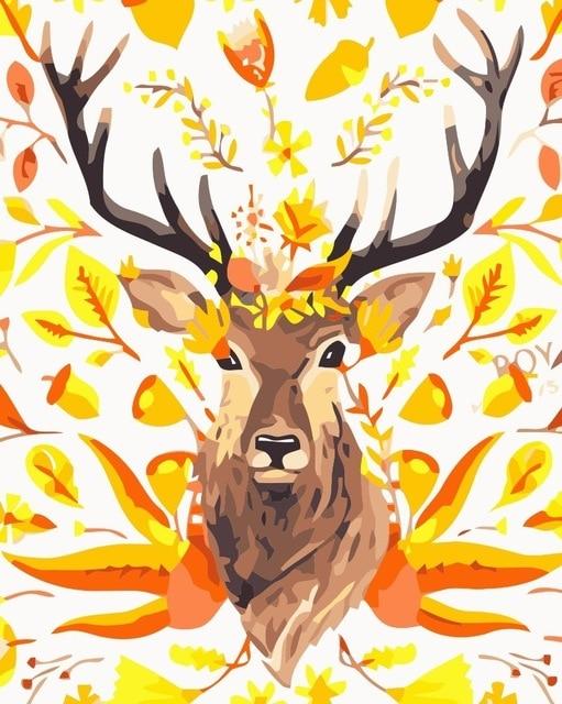 

Noble Deer – Paint By Numbers - 40*50CM, 501 Original