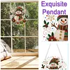 Snowman DIY Diamond Painting Pendant Double Sided Gem Beads 25cm