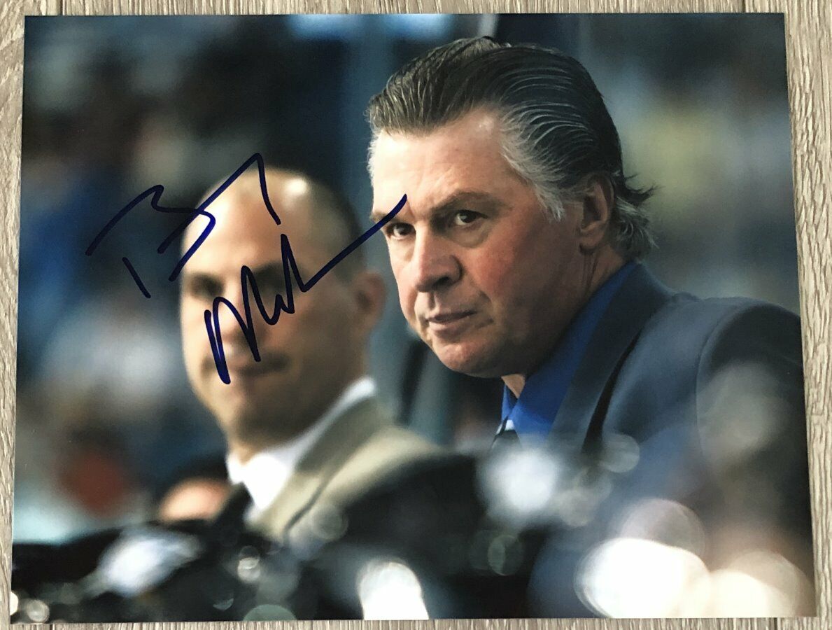 BARRY MELROSE SIGNED AUTOGRAPH LOS ANGELES KINGS TAMPA BAY LIGHTNING 8x10 Photo Poster painting