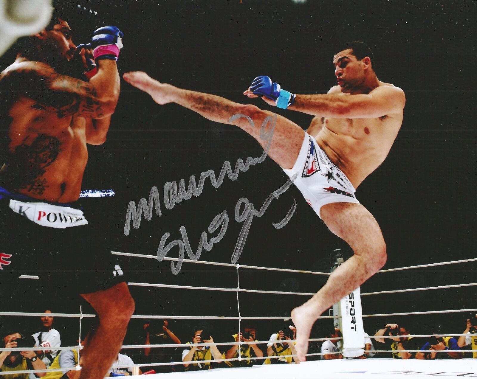 MAURICIO SHOGUN RUA SIGNED UFC-PRIDE 8x10 Photo Poster painting #2 w/COA - FULL NAME AUTOGRAPH