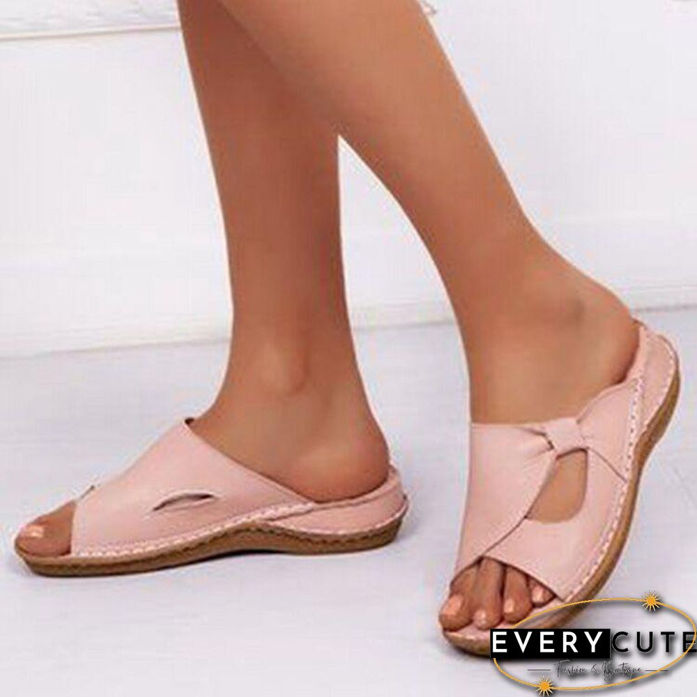 Hollow Breathable Women Summer Slipper