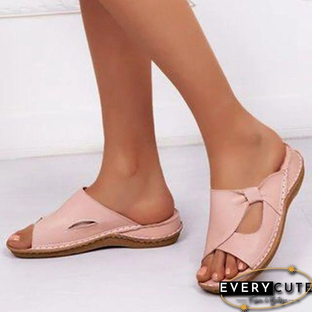 Hollow Breathable Women Summer Slipper