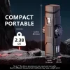 Double arc Lighter Metal Body Windproof Lighter -Type-C -Rechargeable Flameless Lighter Rotating Decompression Fingertip Alloy Gyro Lighter