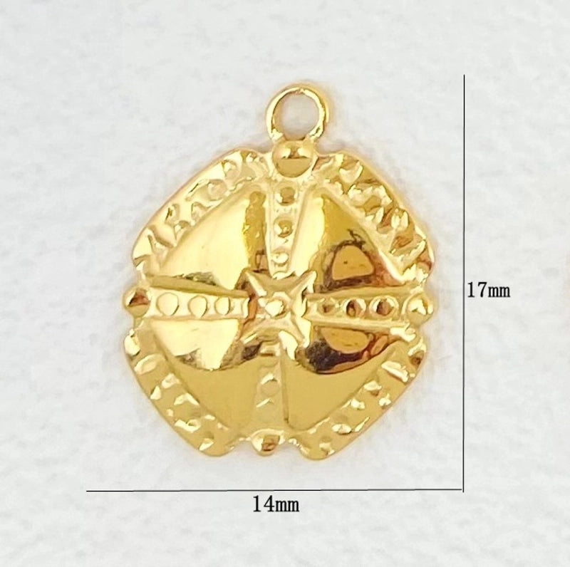 1 Piece 304 Stainless Steel Solid Color Jewelry Accessories Pendant