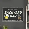 (Multi Style)Beer - Metal Tin Signs(8*12Inch) - Bar