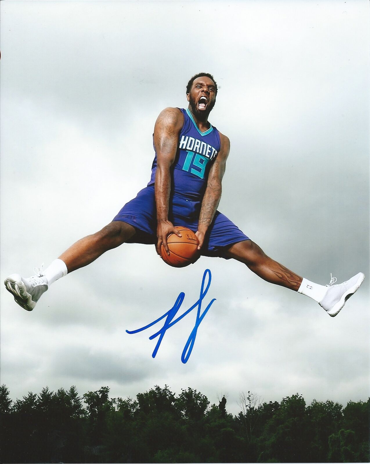 PJ HAIRSTON signed autographed CHARLOTTE HORNETS 8x10 Photo Poster painting w/COA