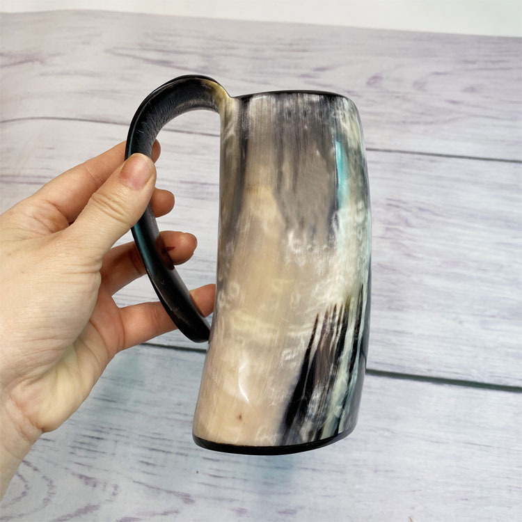 Nordic Handmade Viking Horn Beer Mug