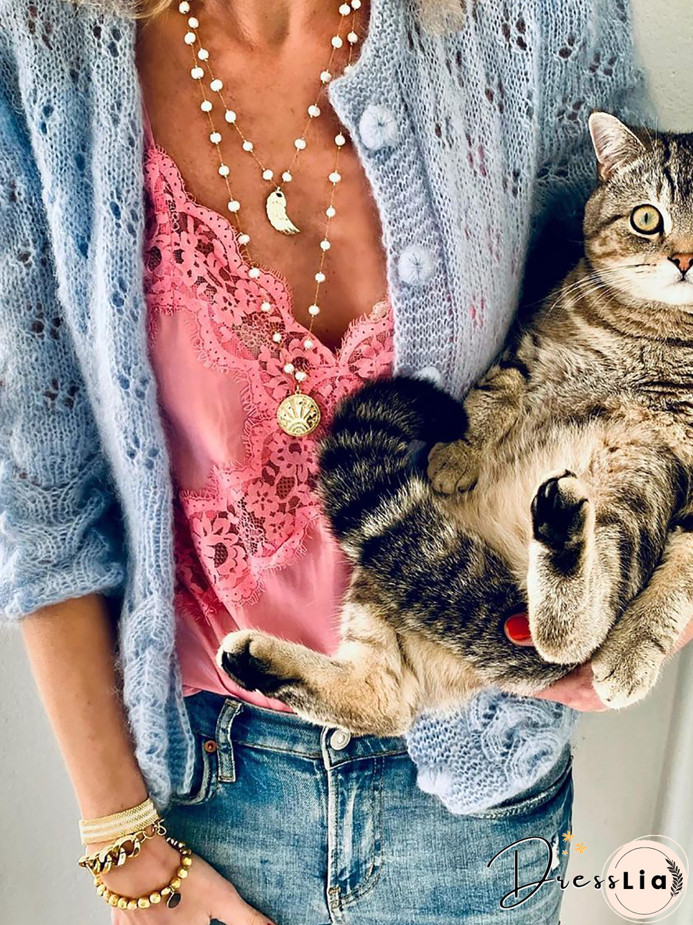Plus size Casual Sweater Cardigan Jacket