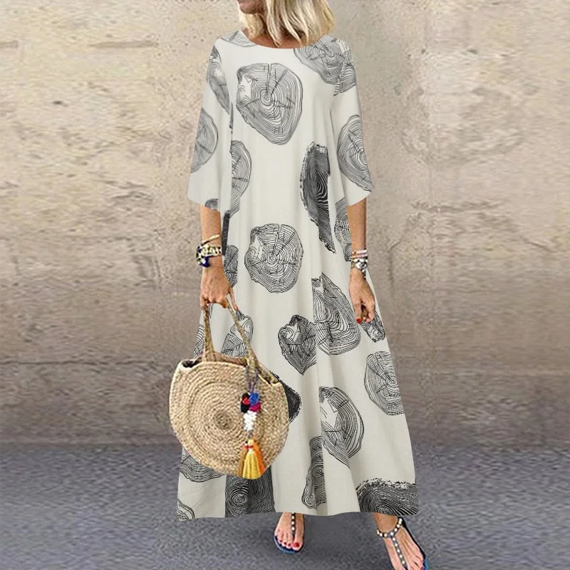 2022 Spring Check Sundress ZANZEA Casual Long Sleeve Dress Women Vintage Plaid Party Long Maxi Vestidos Female Robe  7