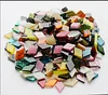 200g diamond shape mosaic art diy Turkish lamp table lamp Tiffany mica colored glass candle holder handmade materials about 50 colors 320pcs
