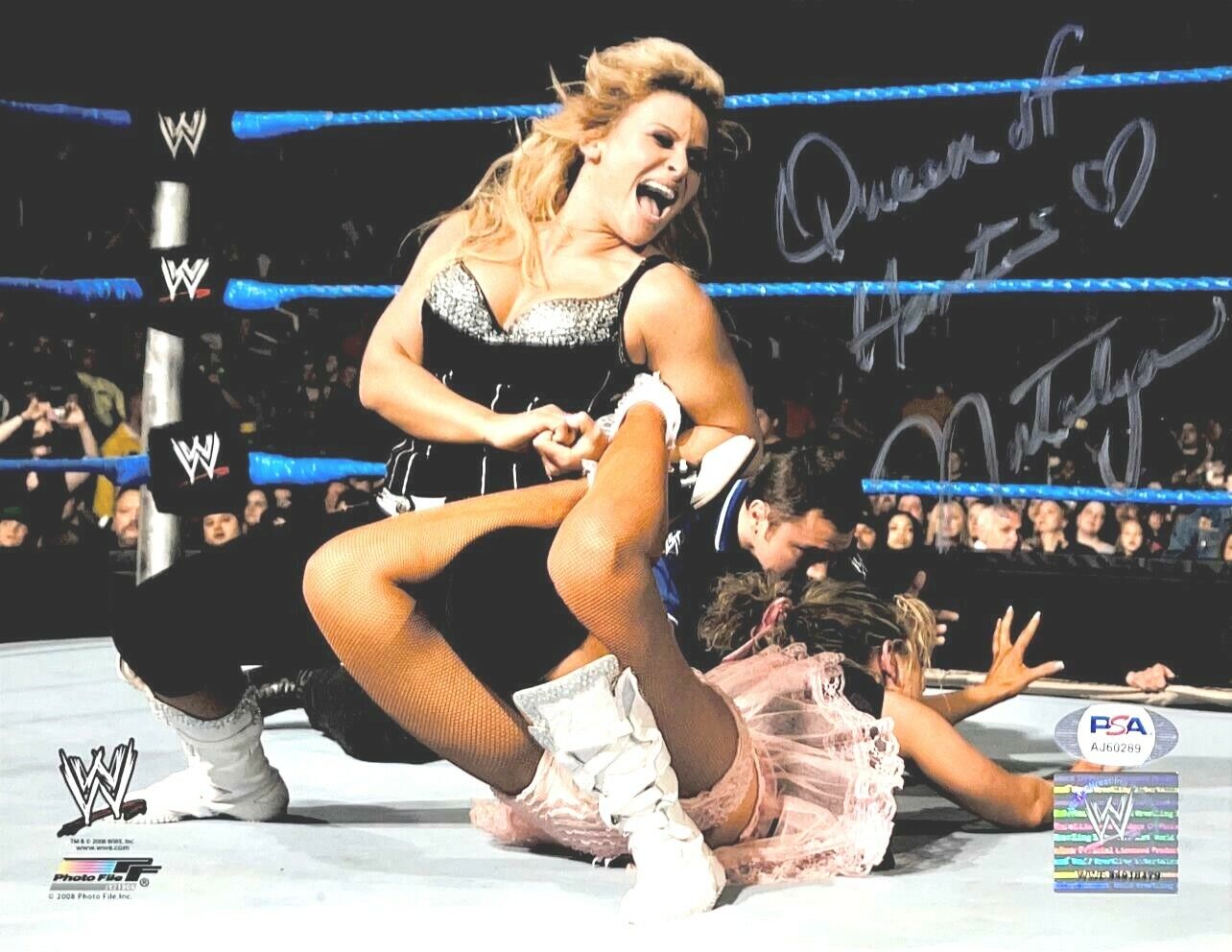 WWE NATALYA HAND SIGNED AUTOGRAPHED 8X10 Photo Poster painting FILE Photo Poster painting WITH PSA DNA COA 25