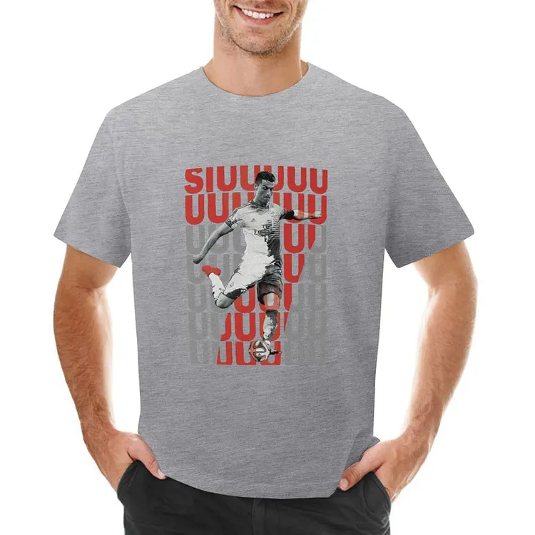 Cristiano Ronaldo Inspired  Siuuuu Men's Soccer Culture Tee