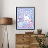 Diamond Painting -DIY Round Partial AB Drill Bunny Room(45x55cm)