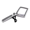 Handheld Loupe 10LED Lights Folding Pocket Magnifier 4X 650mAh for Reading Books