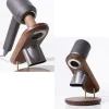 Dyson Supersonic Hair Dryer Stand, Magnetic Hair Dryer Display Stand, Walnut Bathroom Organizer, Compatible with Dyson Supersonic Hair Dryer Accessories