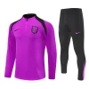 England 25-26 1/4 Zip Tracksuit purple Chandal