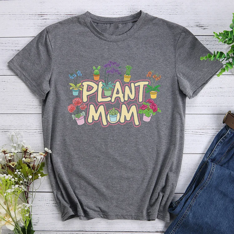 Plant Mom flowers mother garden T-Shirt-012366