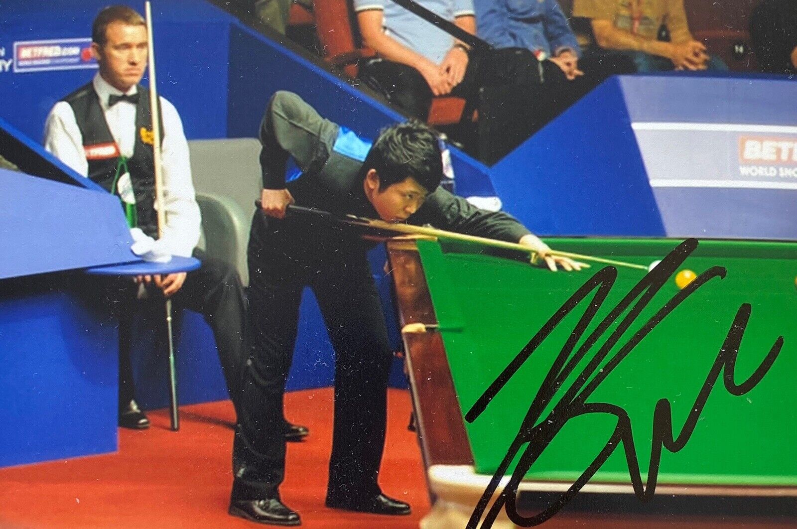 Zhang Anda Genuine Hand Signed 6X4 Photo Poster painting - Snooker