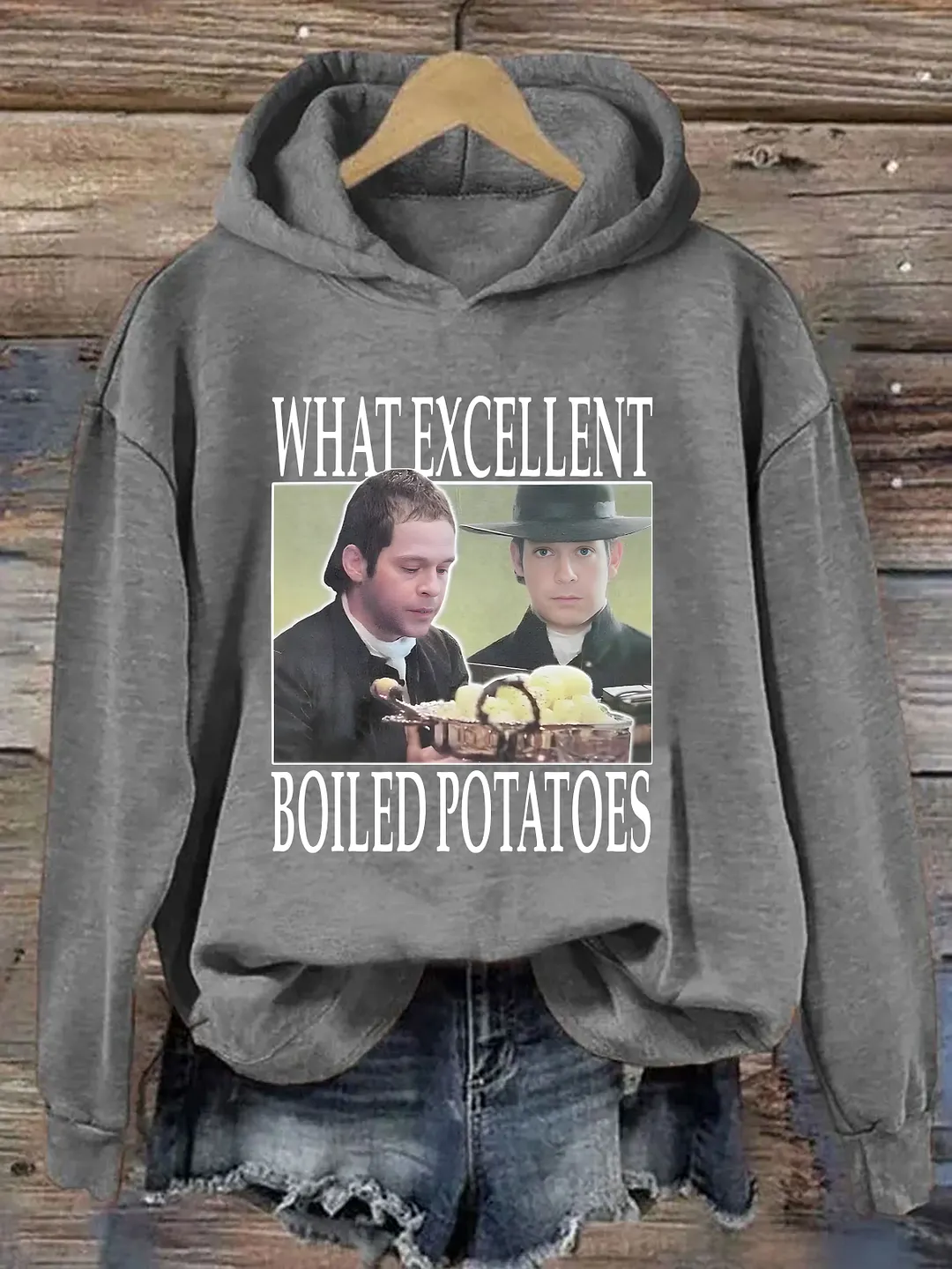Boiled Potatoes Funny Meme Hoodie