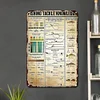 Warning Vintage Metal Fishing Tackle Knowledge - Vintage Metal Signs(12*16Inch) - Warning