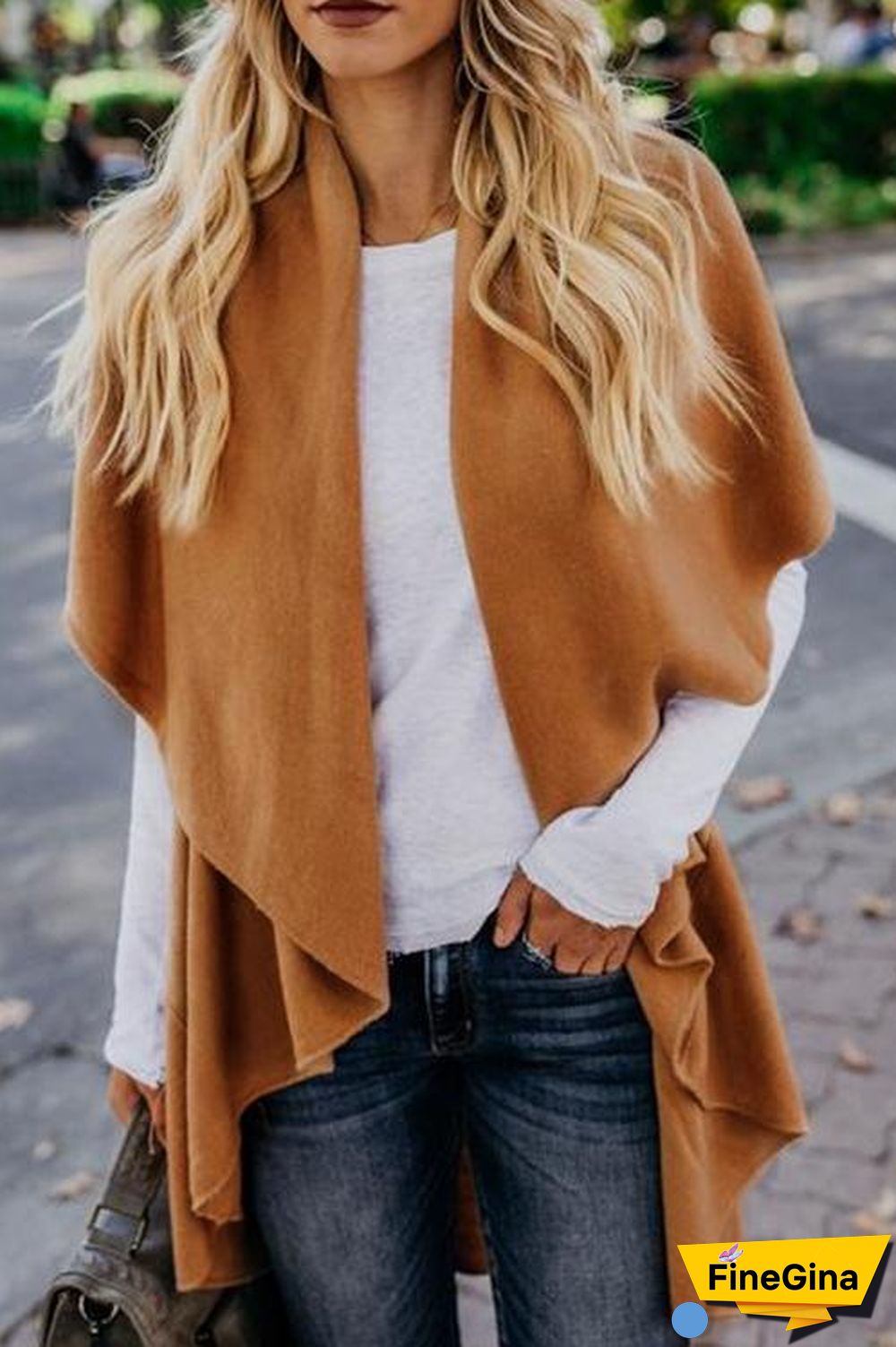 Irregular Casual Knit Cardigan Coat
