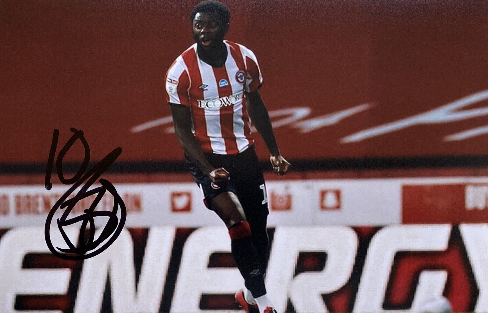 Josh Dasilva Genuine Hand Signed Brentford 6X4 Photo Poster painting 4