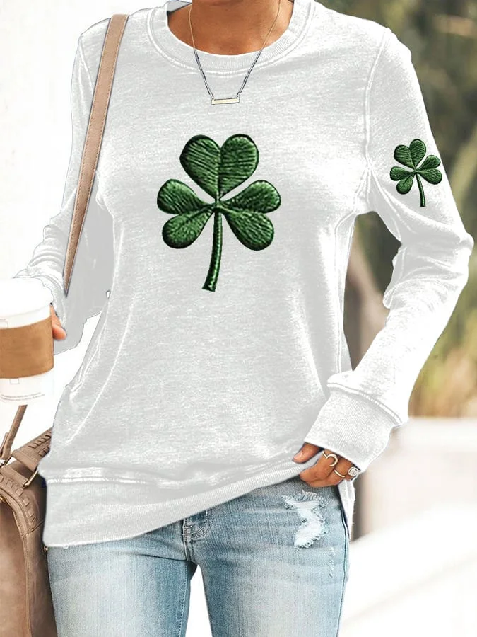 Women's St. Patrick's Day Casual Printed Sweatshirt  socialshop