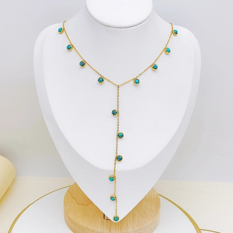 Minimalist Heart Shape 304 Stainless Steel Plating Necklace