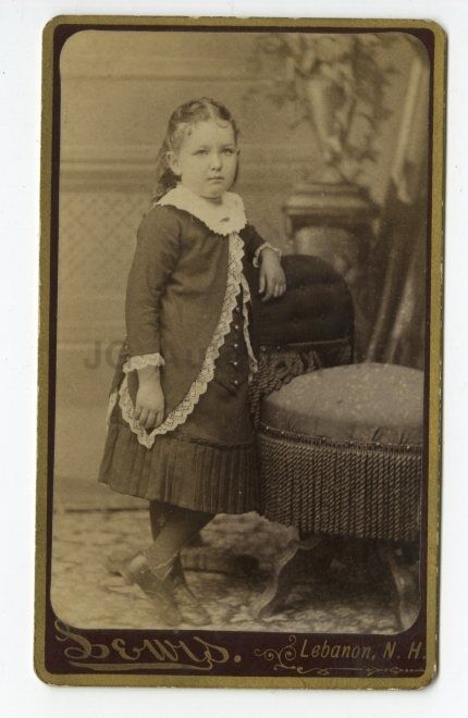 19th Century Children - 19th Century Carte-de-visite Photo Poster paintinggraph - Lebanon, NH