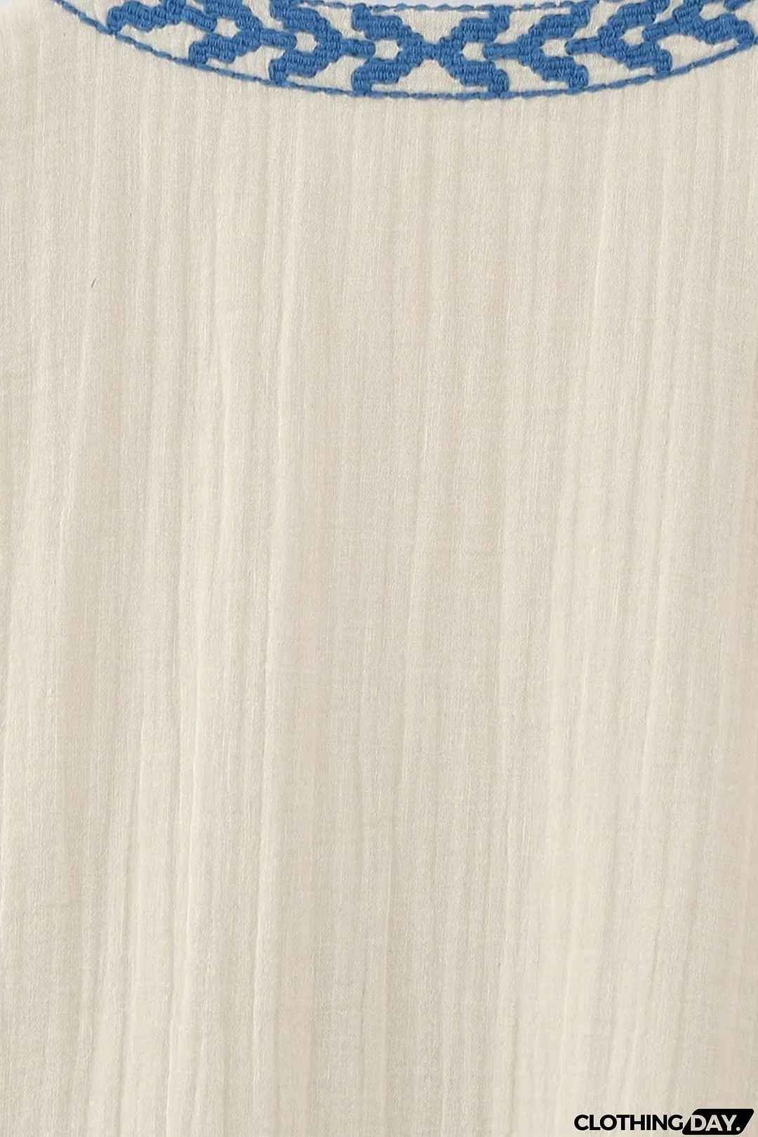 Vintage Floral Embroidery Open Front Vest