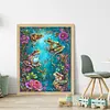 Frog-14CT Stamped Cross Stitch 40*50cm/15.75*19.69in