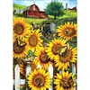 Garden Sunflower -11CT Stamped Cross Stitch Kit(36*46cm)