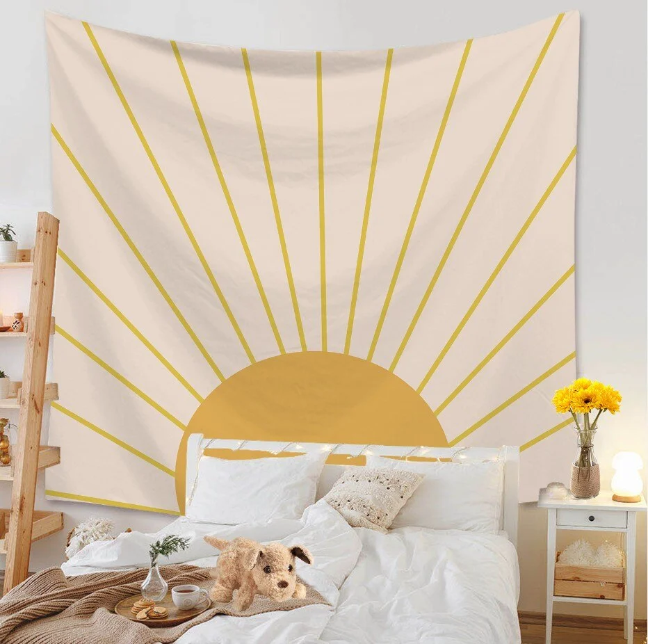 Abstract Painting Wall Hanging Tapestry Blanket Decoration Living Room Art Tapestry Carpet Boho Throw Towel Wall Hanging Macrame