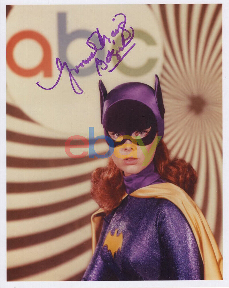 YVONNE CRAIG AUTOGRAPHED SIGNED 8x10 COLOR Photo Poster painting ABC PROMO POSE SEXY BATGIRL rep