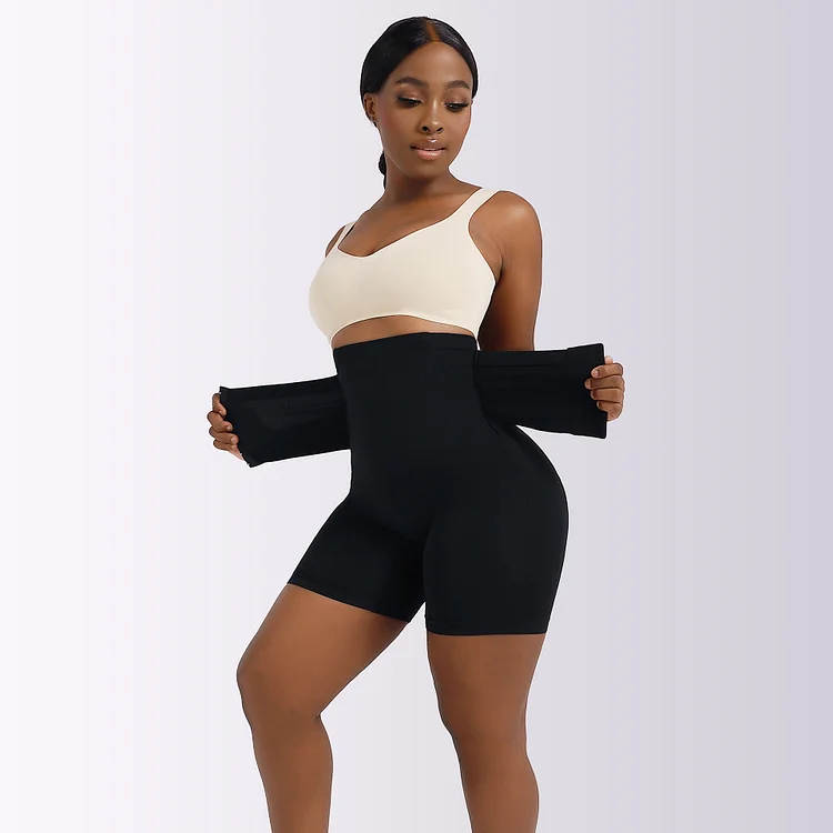 Powerful Buckle Waist Hip-Shaping Pants - yankia