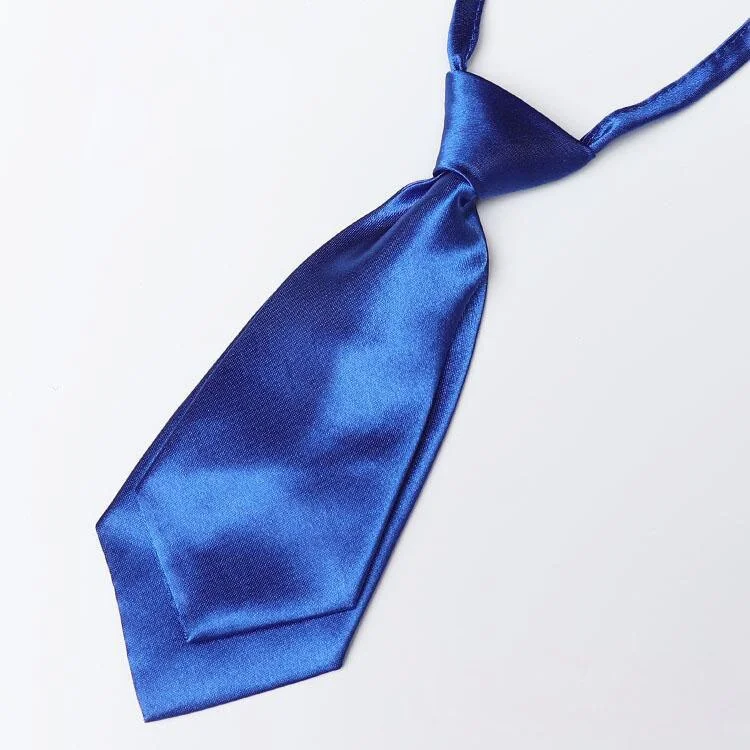 Handmade Bow Tie Necktie Solid Color Double Layer Women's and Children's School Uniform Shirt Accessories Trendy Small Tie Gifts