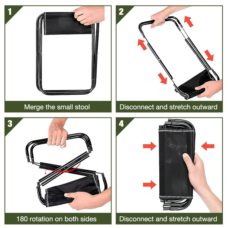 SAKER&reg; Foldable Camping Stool