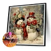 Diamond Painting-DIY Full Round Drill Snowman
