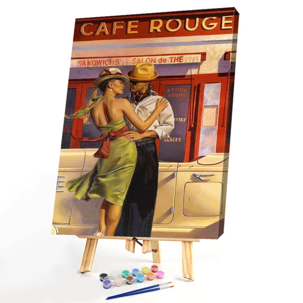 

40x50cm - Paint By Numbers Men Beauty in Dance, 501 Original