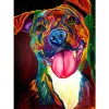 Colorful Dog  | Full Round Diamond Painting Kits