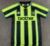 1998-1999 Retro Manchester City Away Football Shirt $22.90 $45.90