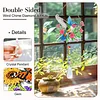 2pcs Flower Bird Diamond Painting Double-sided Crystal Window Suncatcher Craft Set Birthday Gifts Home Garden Decor Hanging Kit