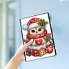Diamond Painting Xmas Owl Diary Book 50 Pages for Adults Kids