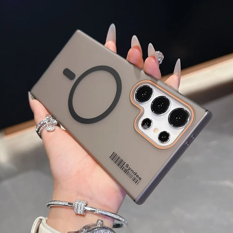 Luxury Mat Magnetic Wireless Charge Magsafe Case For Samsung  Etrgadget- Smartphone Cases & Covers | Accessories