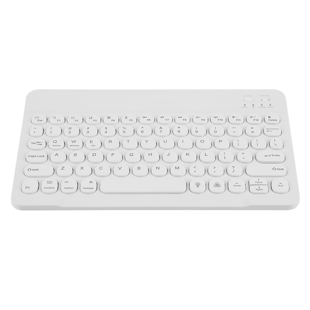

RGB Backlit Bluetooth Multi Device Keyboard Round Keycap for iOS Android PC, 501 Original